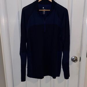 Make offer! All in Motion Blue Quarter-Zip sporty Pullover XL